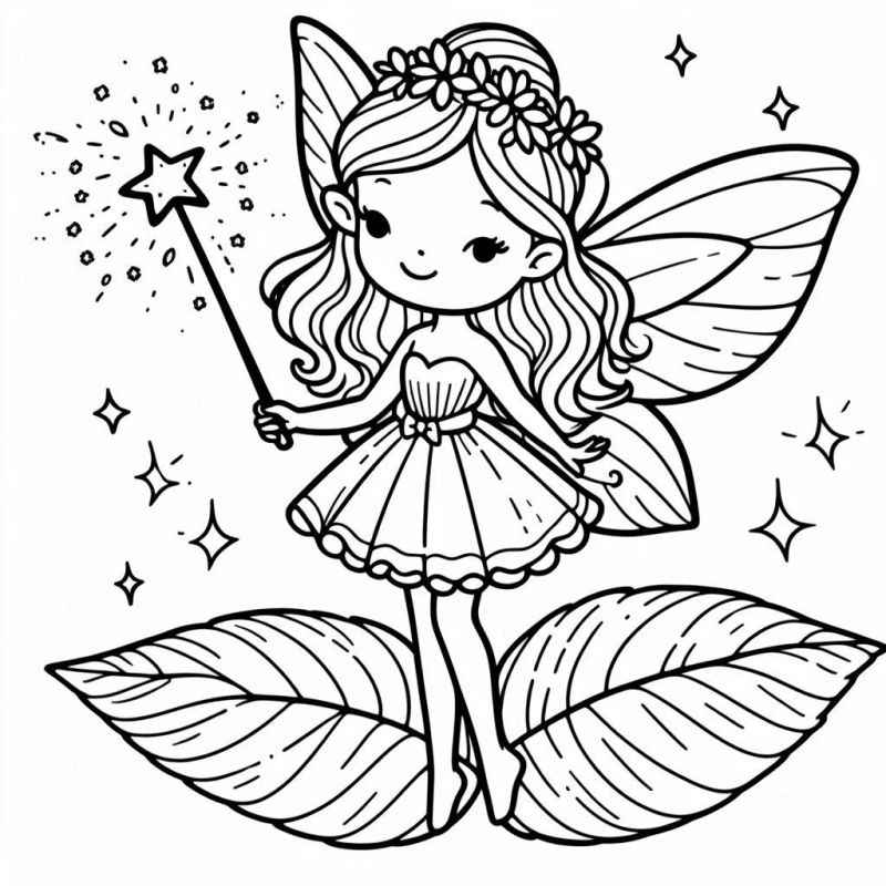 Feen Ausmalbilder 568