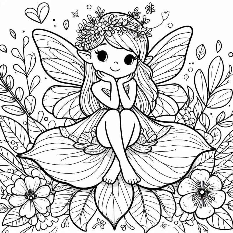 Feen Ausmalbilder 572