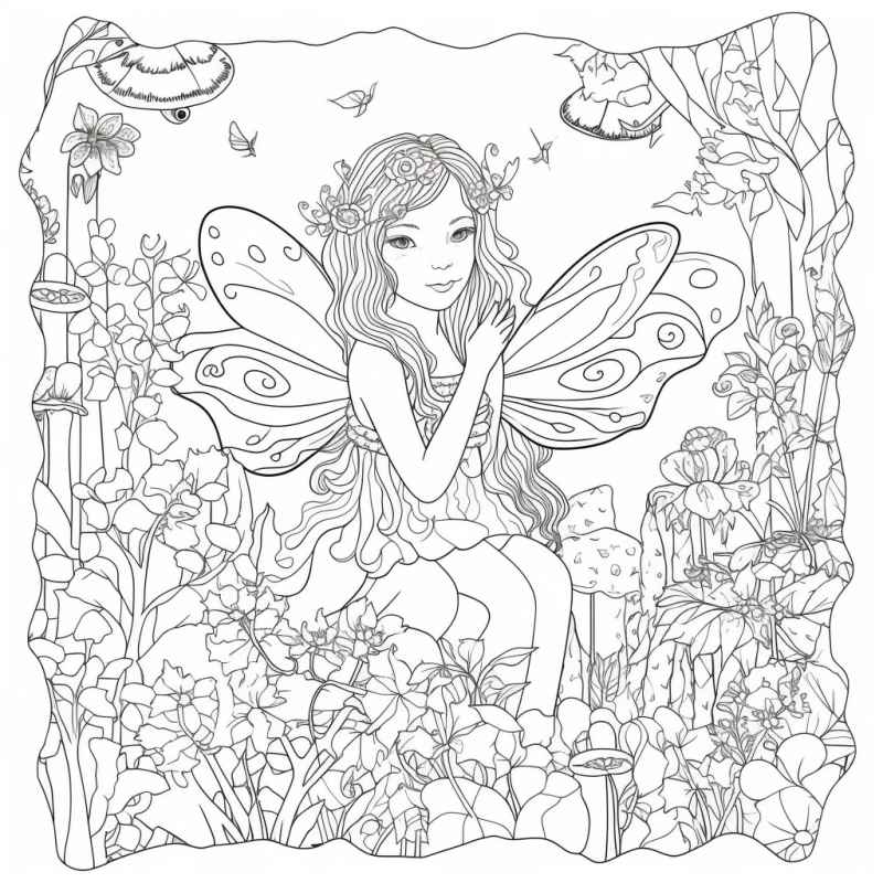Feen Ausmalbilder 575