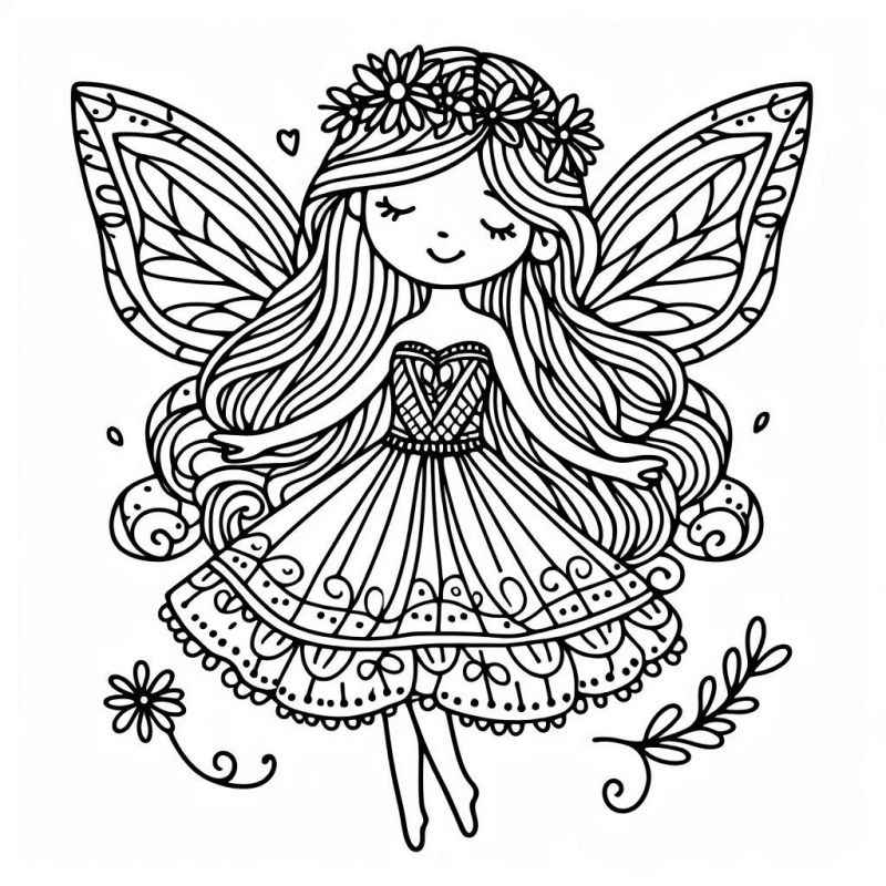 Feen Ausmalbilder 630