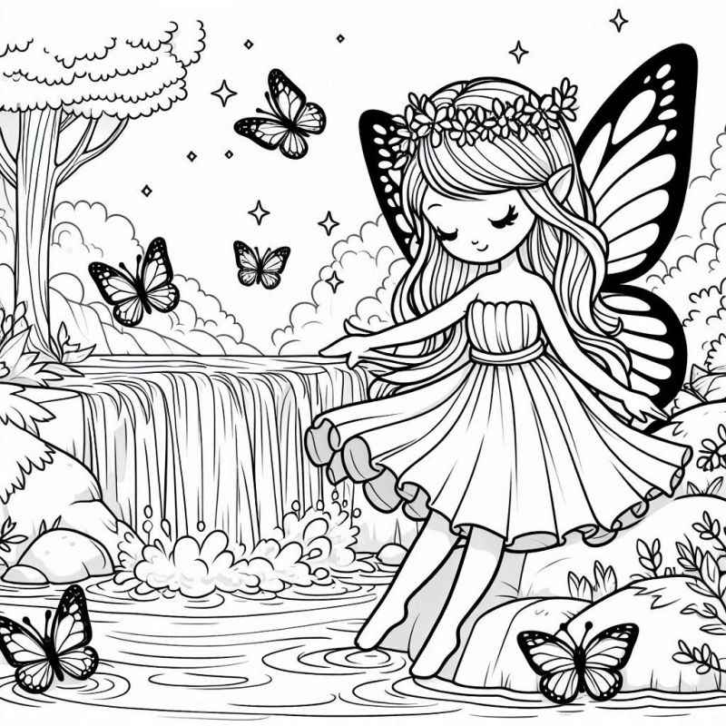 Feen Ausmalbilder 777