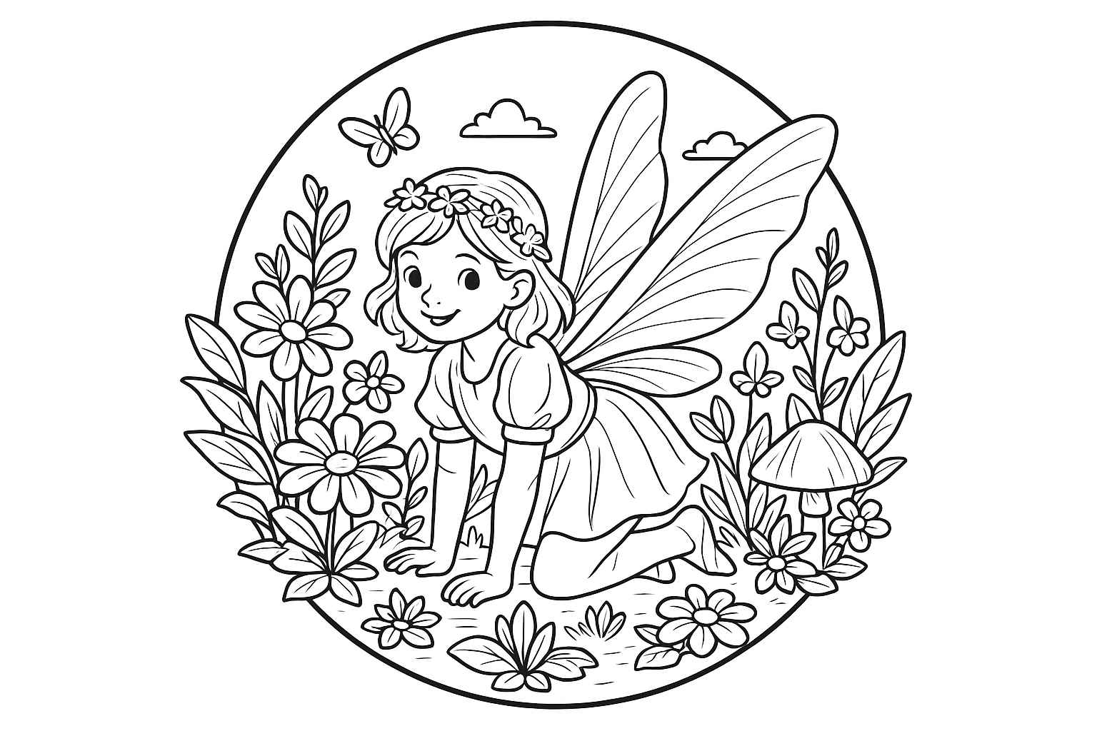 Feen Ausmalbilder 997