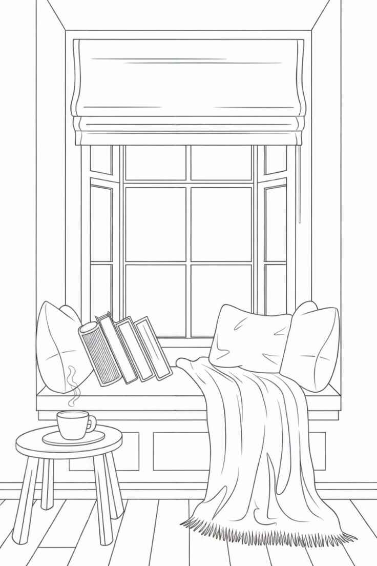 Fenster Ausmalbilder 688