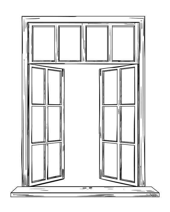 Fenster Ausmalbilder 783