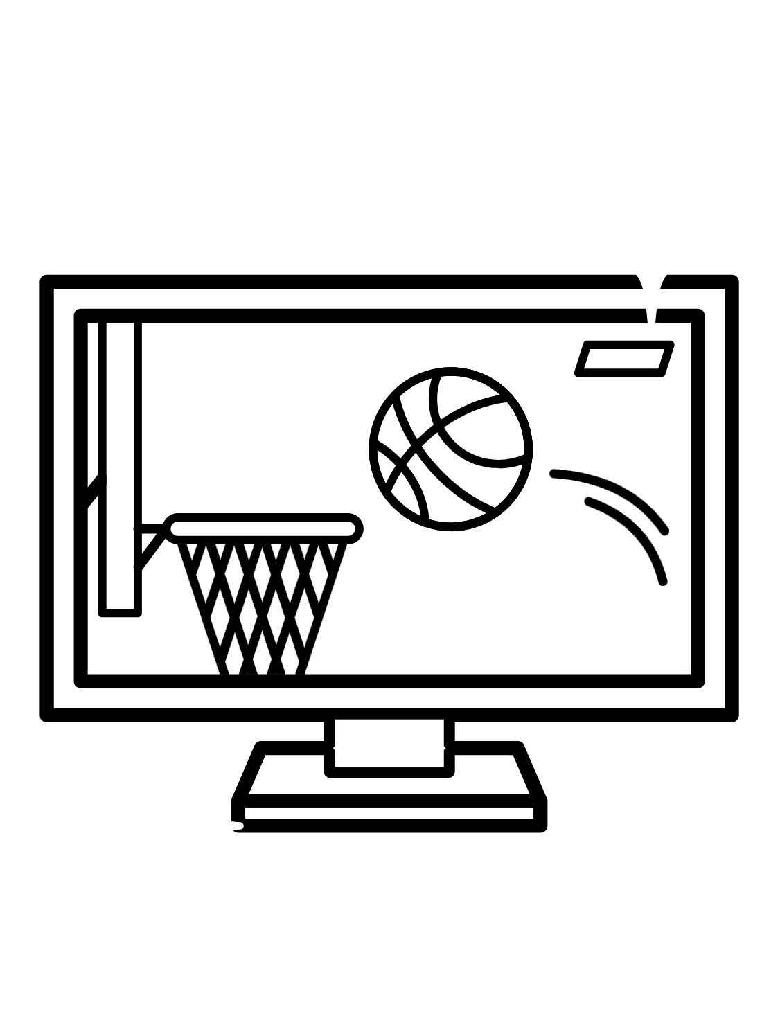 Fernsehen Ausmalbilder 080