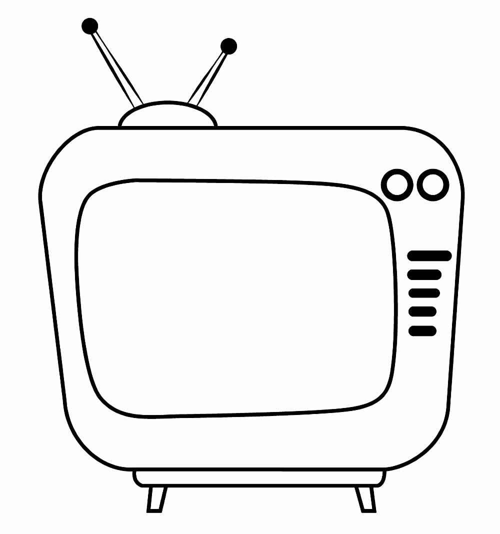 Fernsehen Ausmalbilder 252