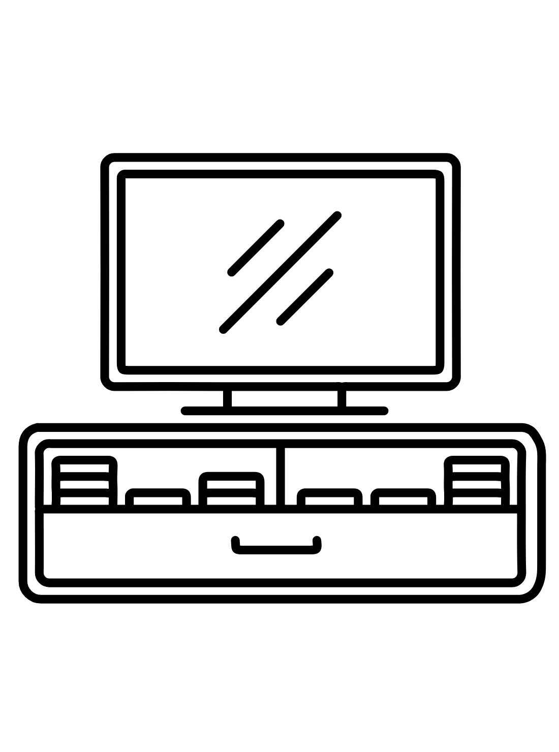 Fernsehen Ausmalbilder 420