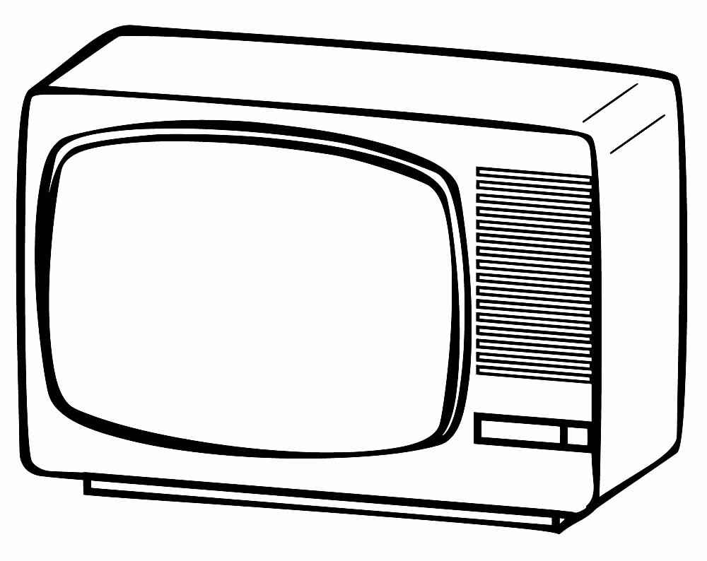 Fernsehen Ausmalbilder 529