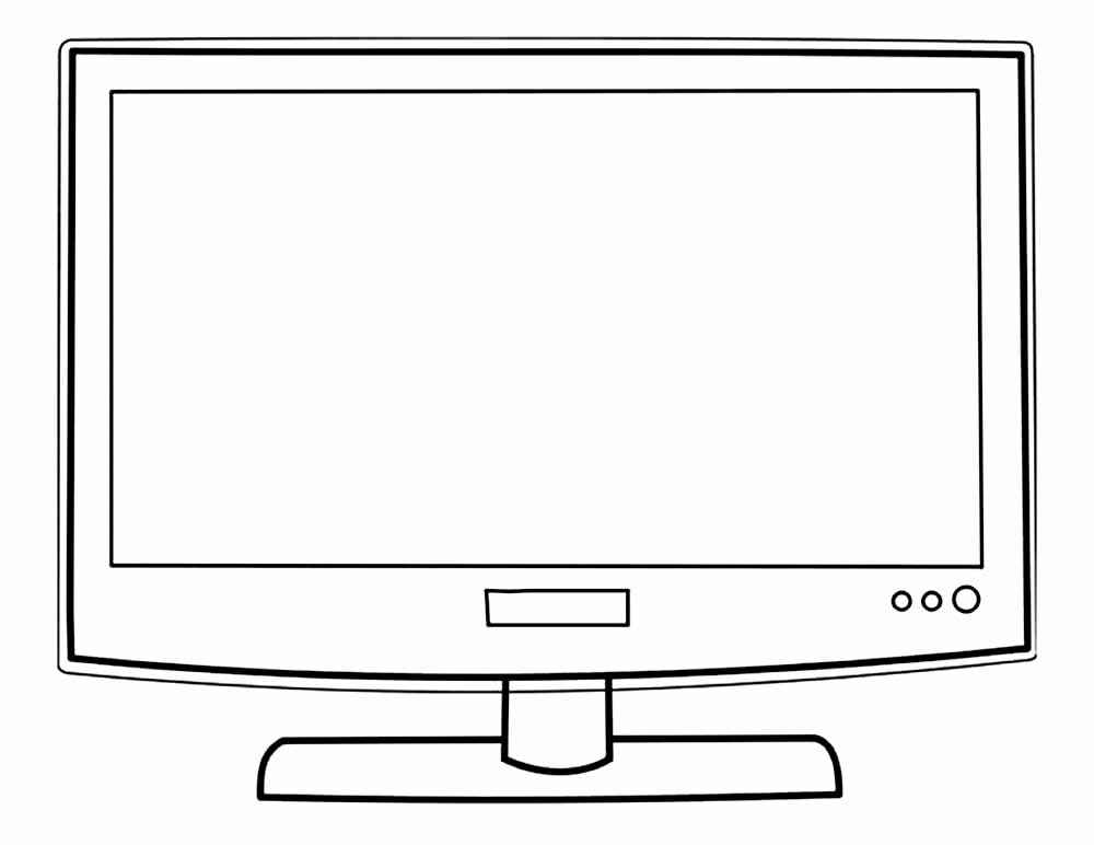 Fernsehen Ausmalbilder 892