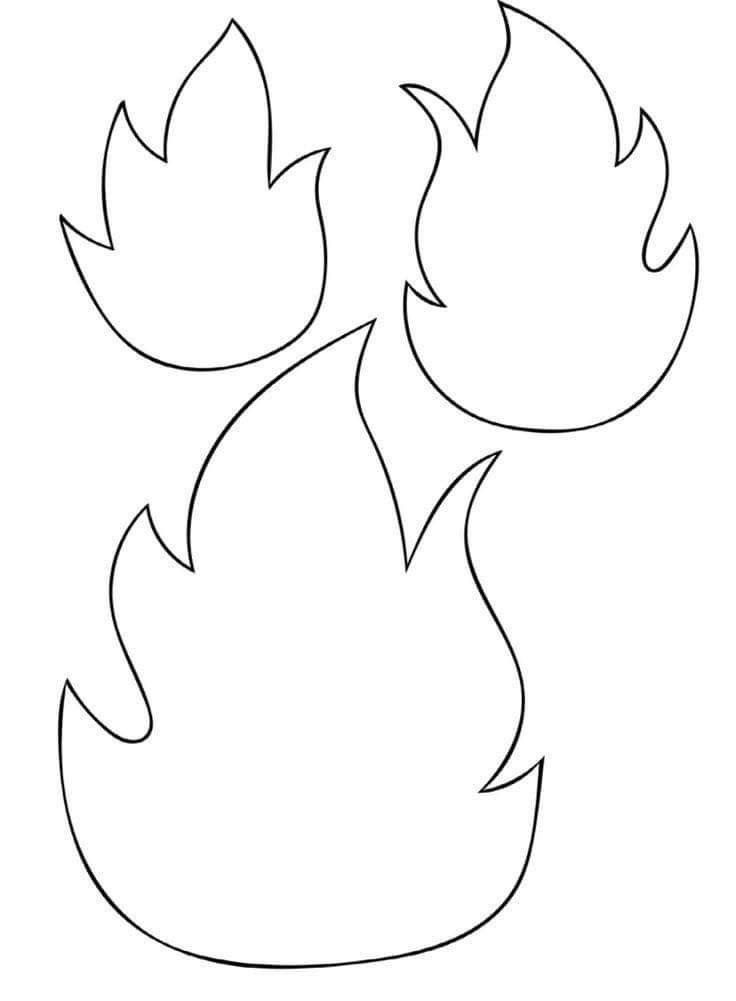 Feuer Ausmalbilder 716