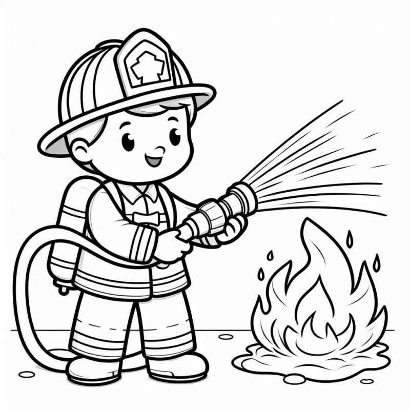 Feuerwehrleute Ausmalbilder 116