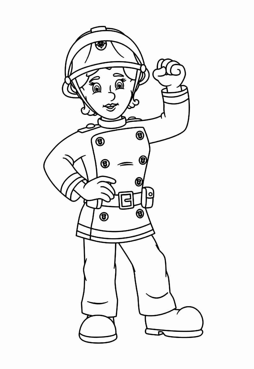 Feuerwehrleute Ausmalbilder 129