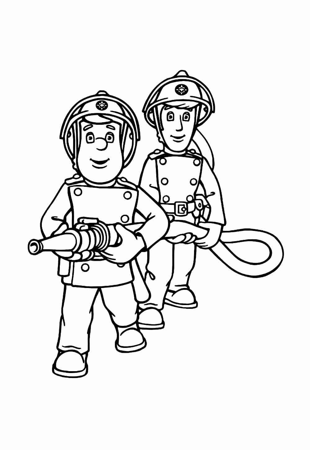 Feuerwehrleute Ausmalbilder 555