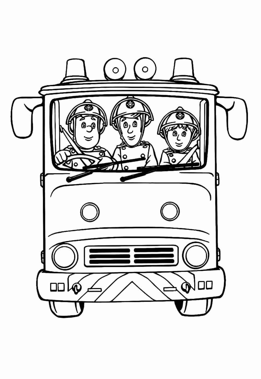 Feuerwehrleute Ausmalbilder 839