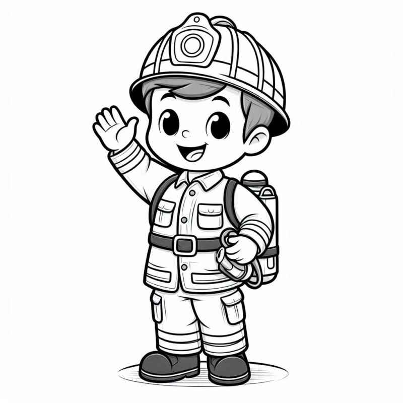 Feuerwehrleute Ausmalbilder 947