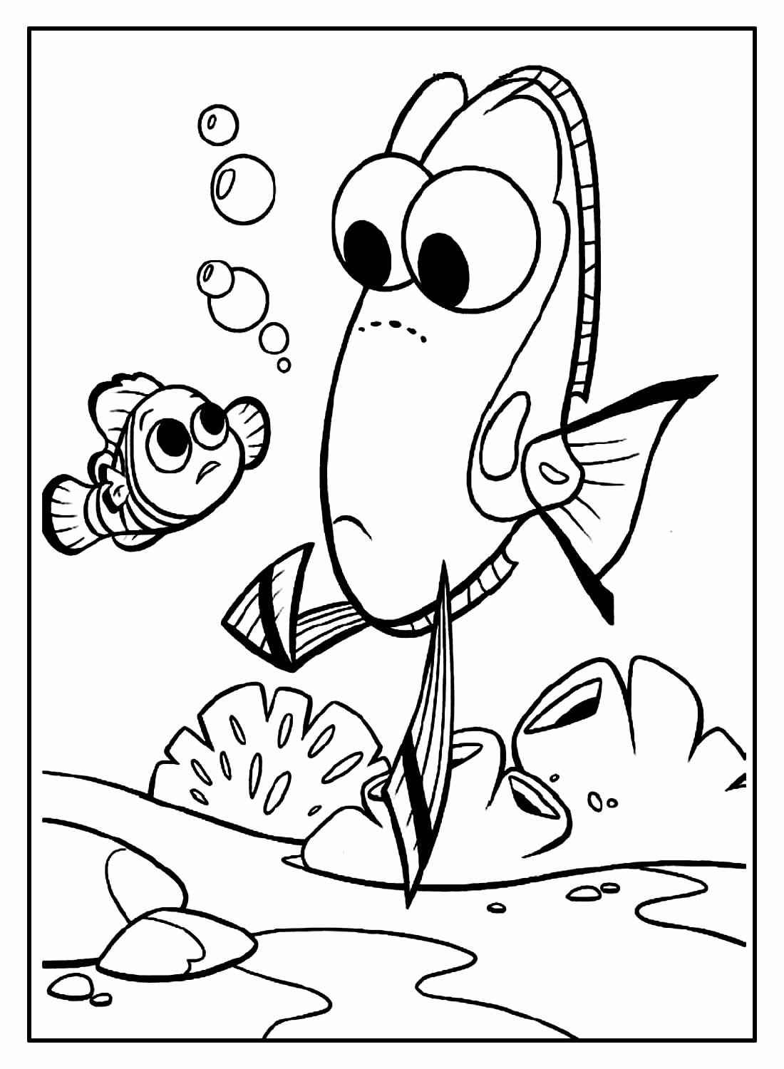 Findet Nemo Ausmalbilder 040