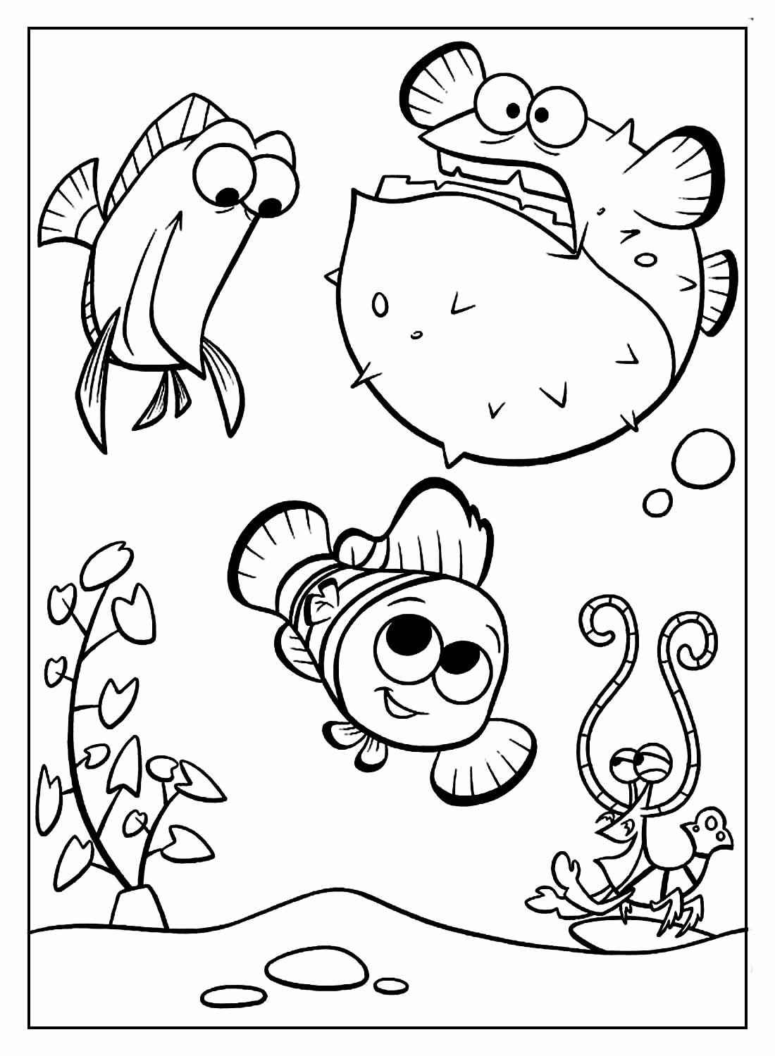 Findet Nemo Ausmalbilder 695