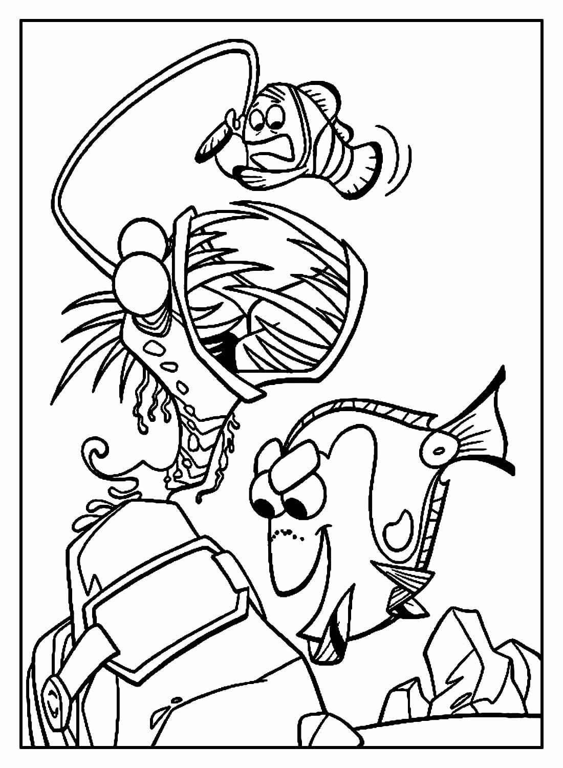 Findet Nemo Ausmalbilder 827