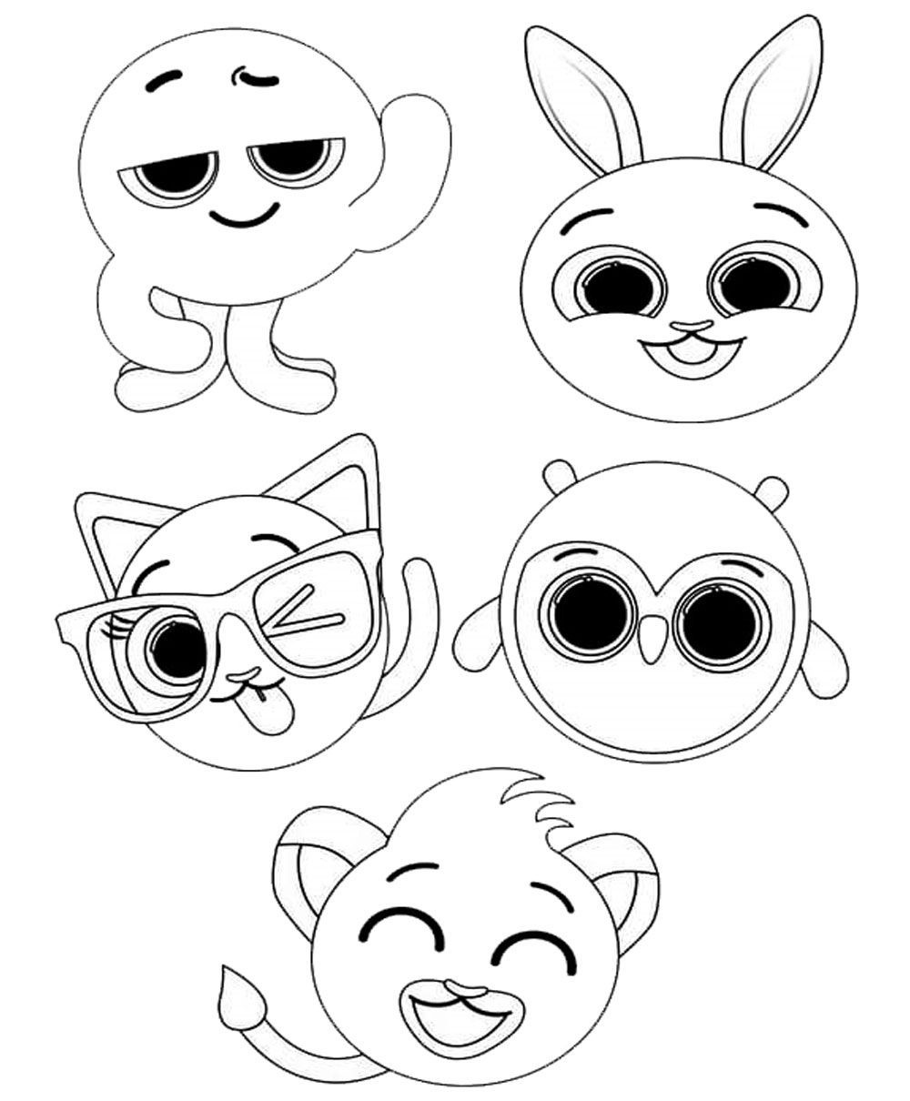 Flauschige Kuchen Ausmalbilder 092