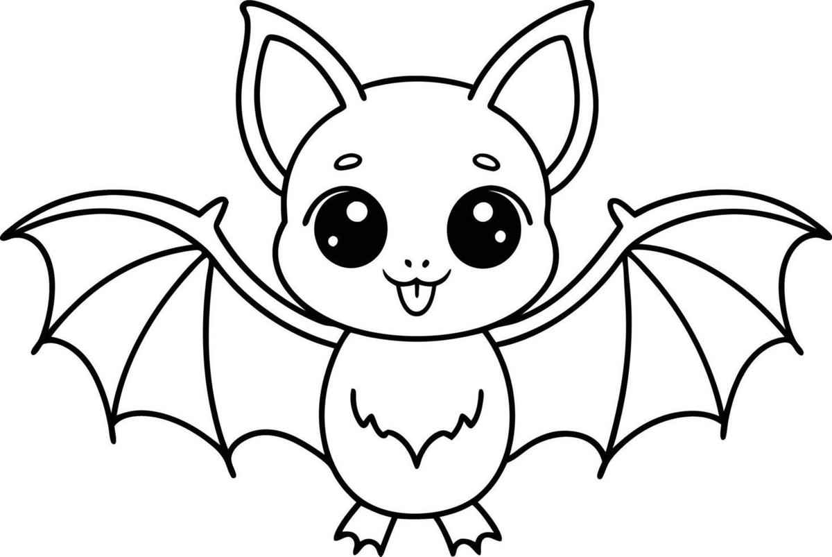 Fledermaus Ausmalbilder 140