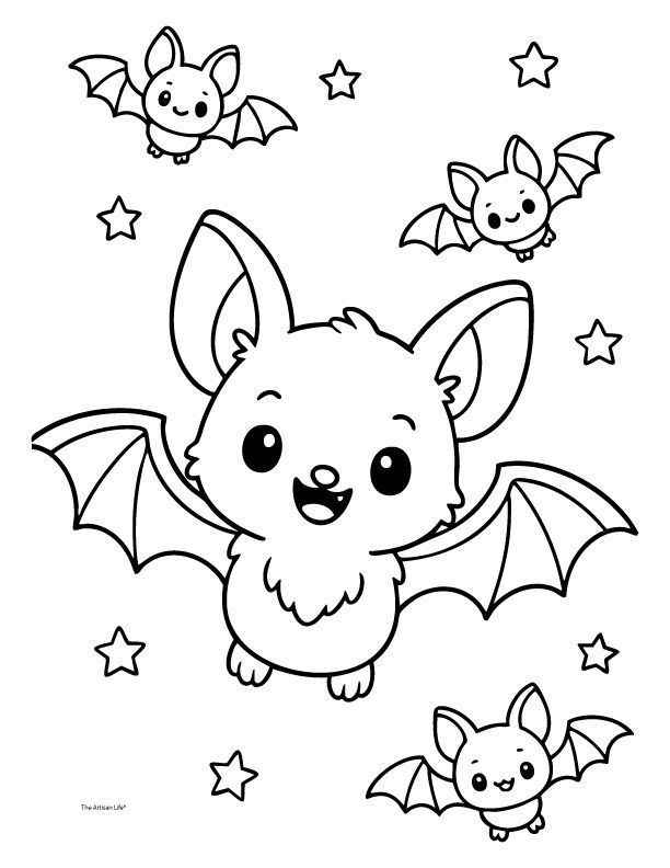 Fledermaus Ausmalbilder 292