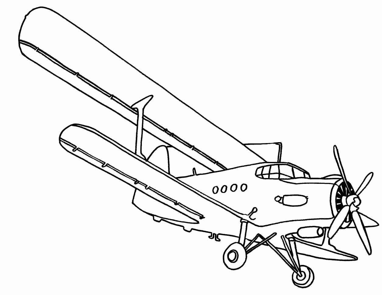 Flugzeuge Ausmalbilder 005