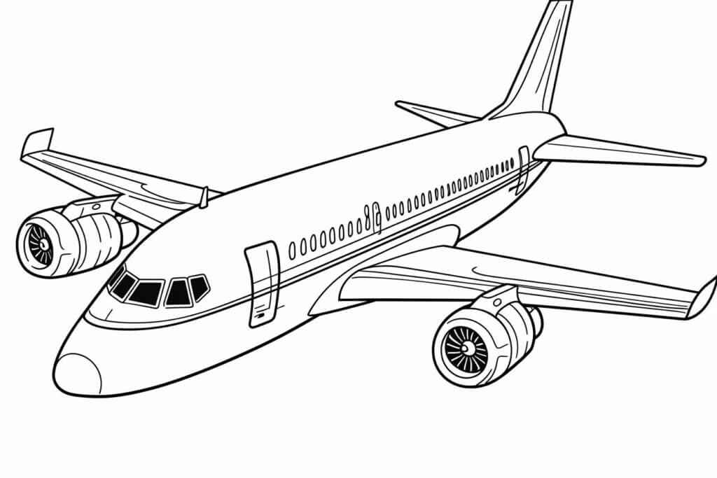 Flugzeuge Ausmalbilder 028