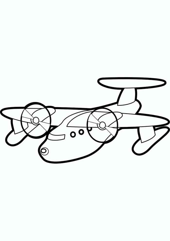 Flugzeuge Ausmalbilder 029