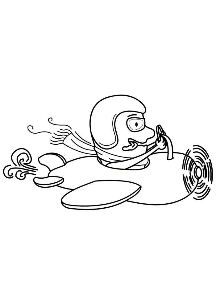 Flugzeuge Ausmalbilder 325