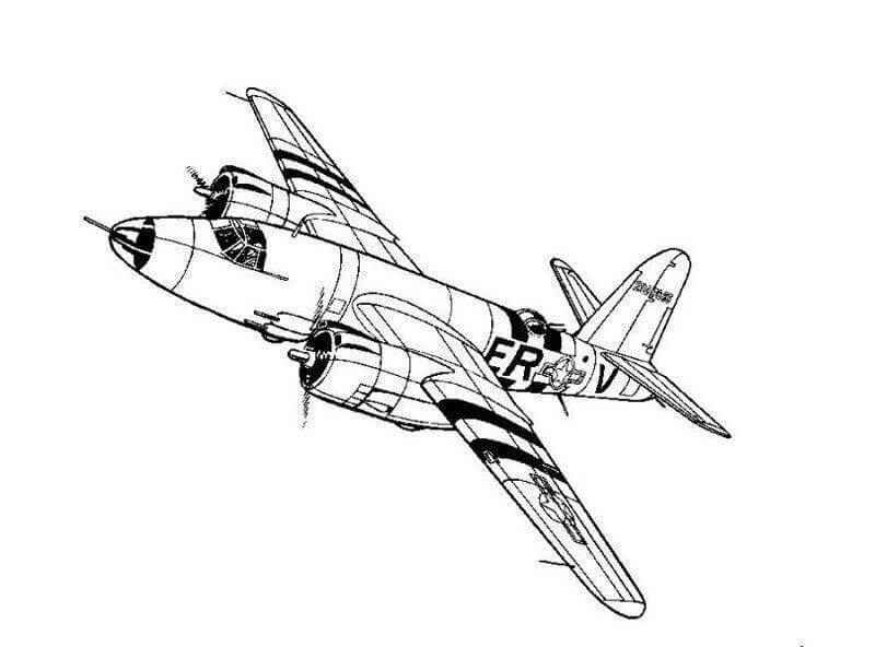 Flugzeuge Ausmalbilder 344