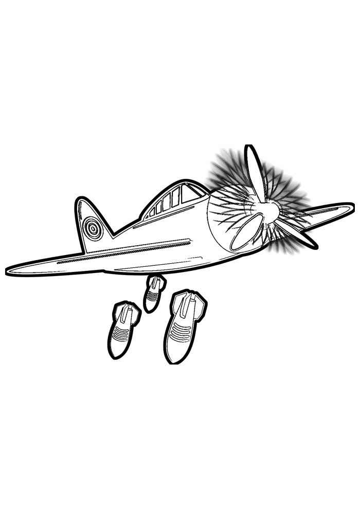 Flugzeuge Ausmalbilder 381
