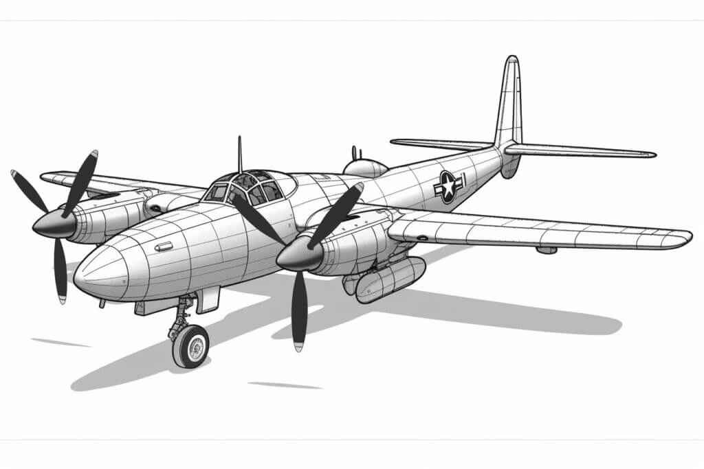 Flugzeuge Ausmalbilder 758