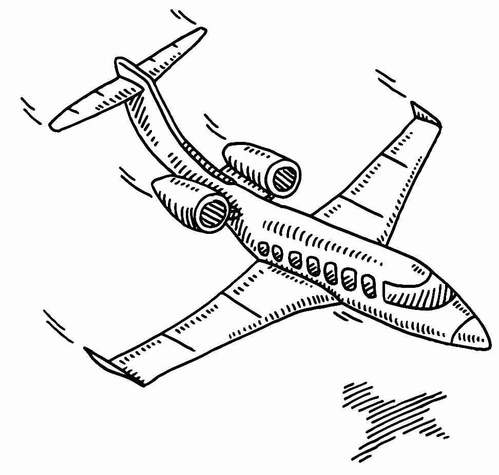 Flugzeuge Ausmalbilder 764