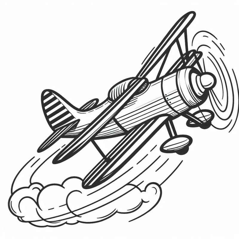 Flugzeuge Ausmalbilder 812