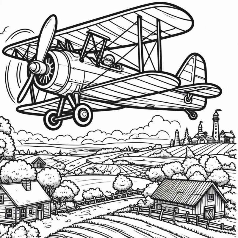 Flugzeuge Ausmalbilder 816