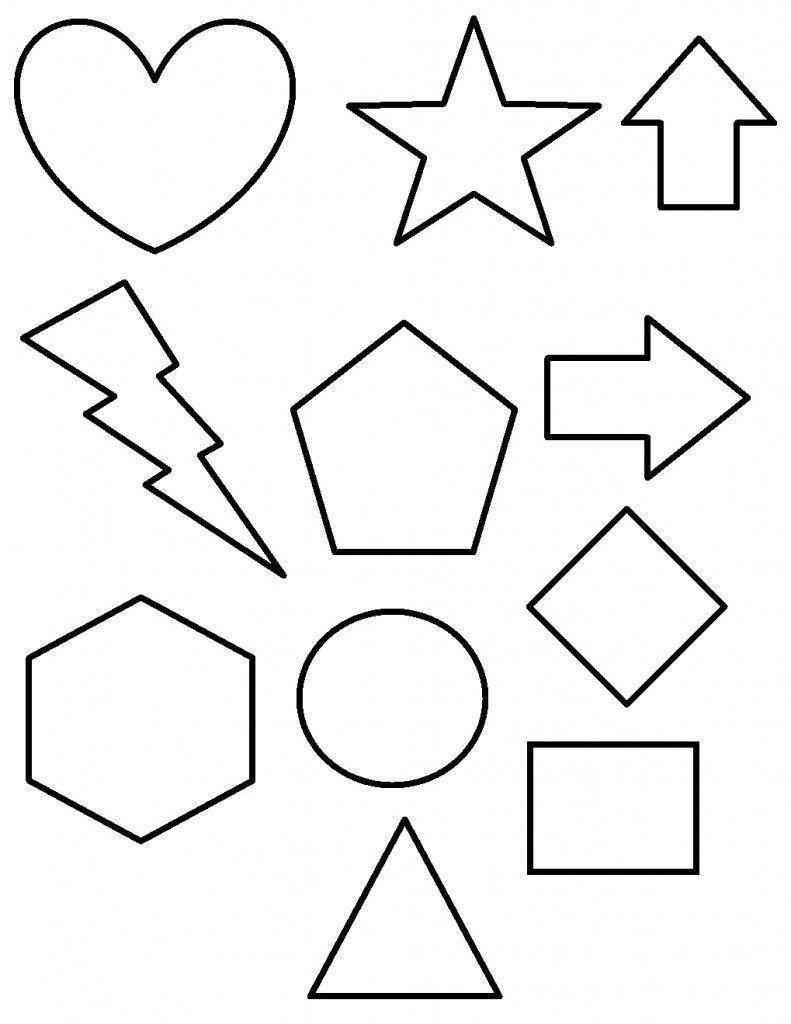 Formen Ausmalbilder 176