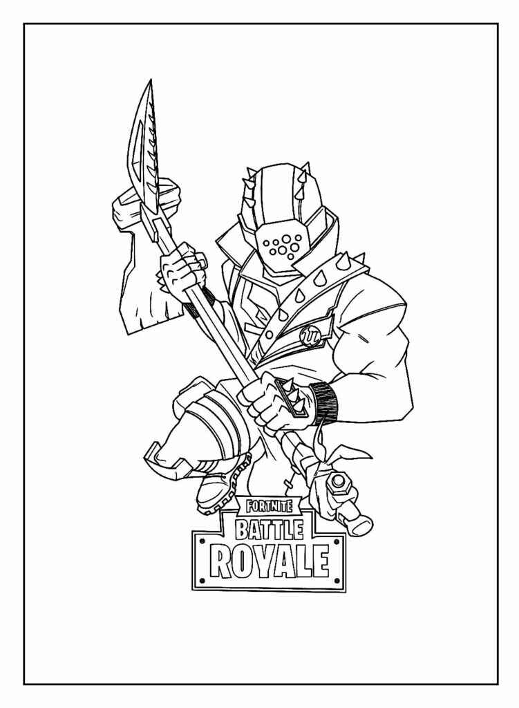 Fortnite Ausmalbilder 484