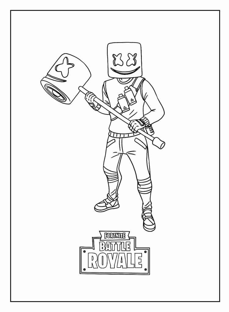 Fortnite Ausmalbilder 836