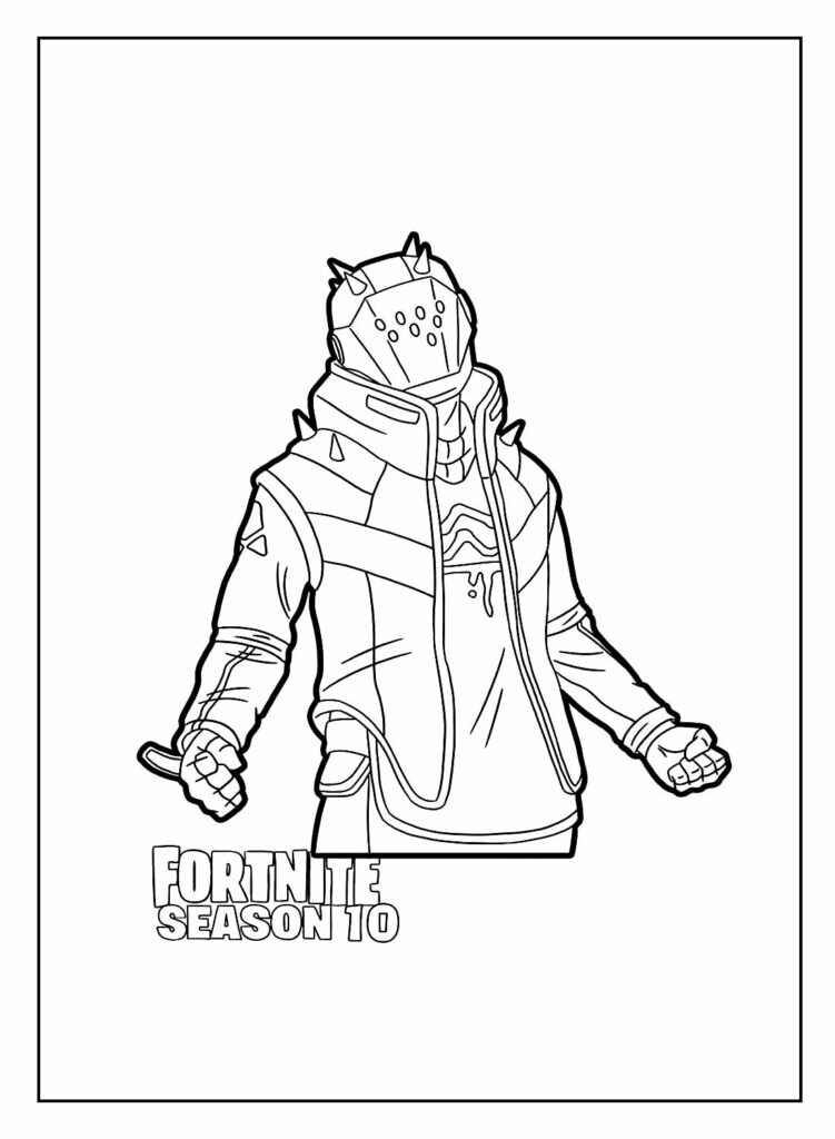 Fortnite Ausmalbilder 888