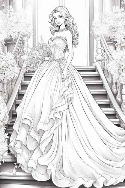 Frauen Ausmalbilder 009