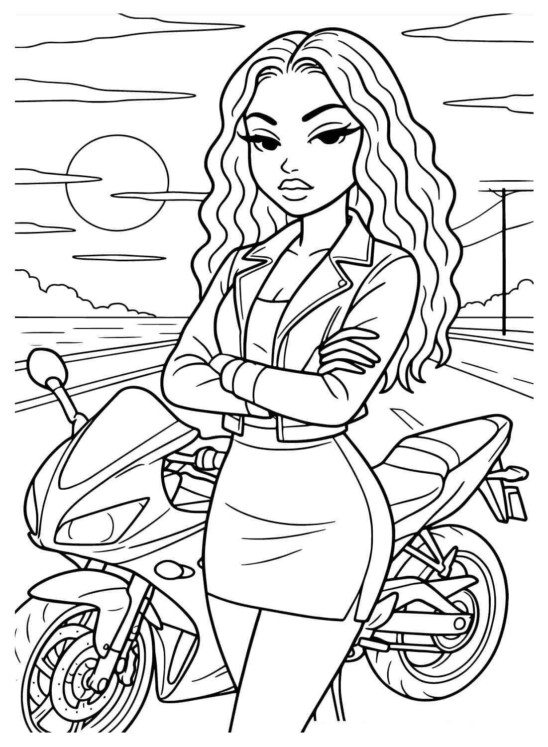 Frauen Ausmalbilder 088