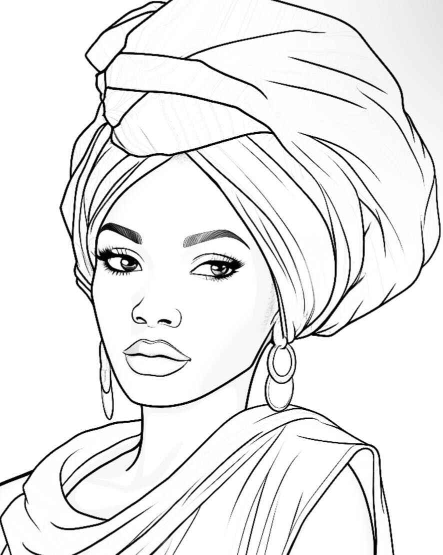 Frauen Ausmalbilder 134