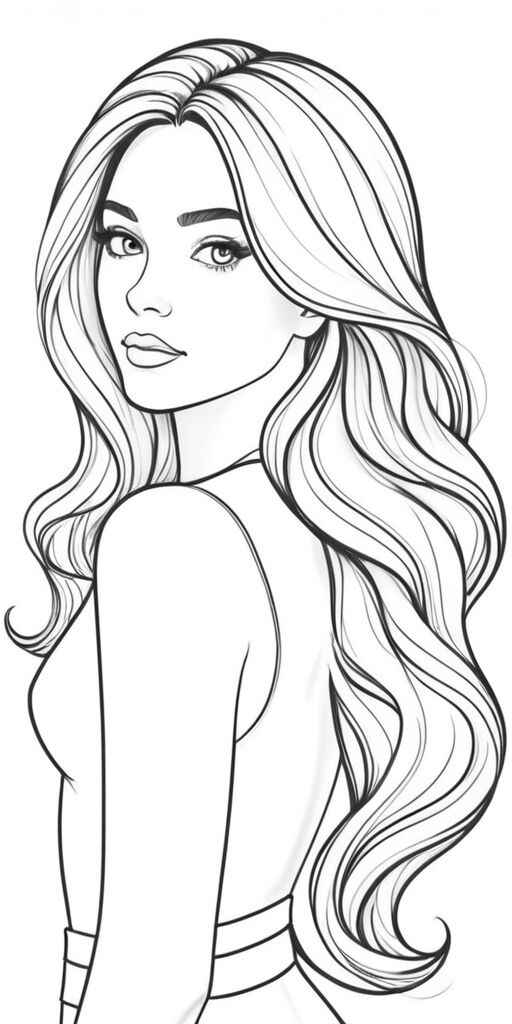 Frauen Ausmalbilder 524