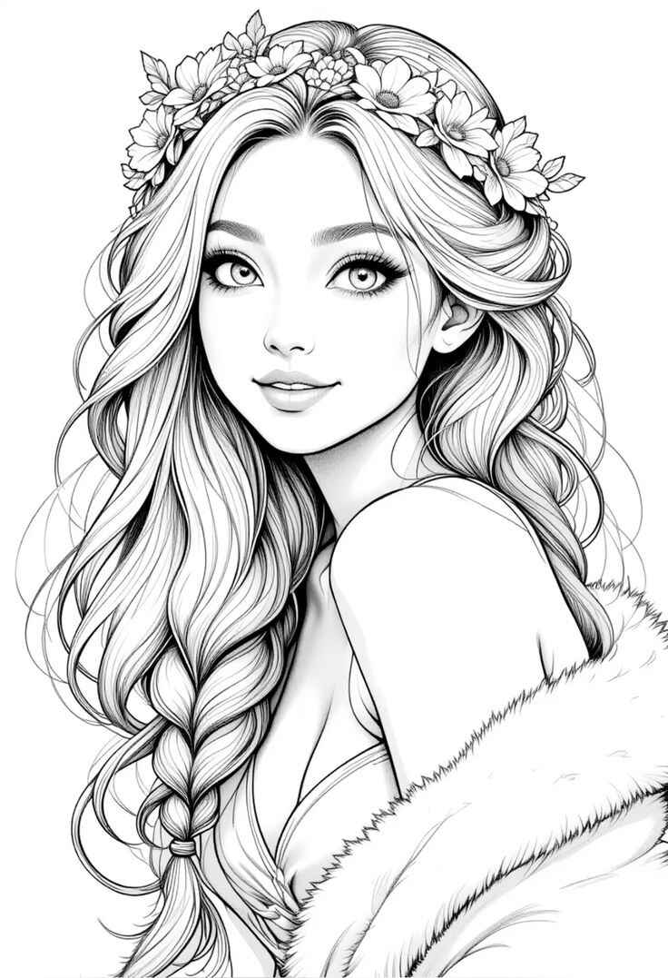 Frauen Ausmalbilder 588