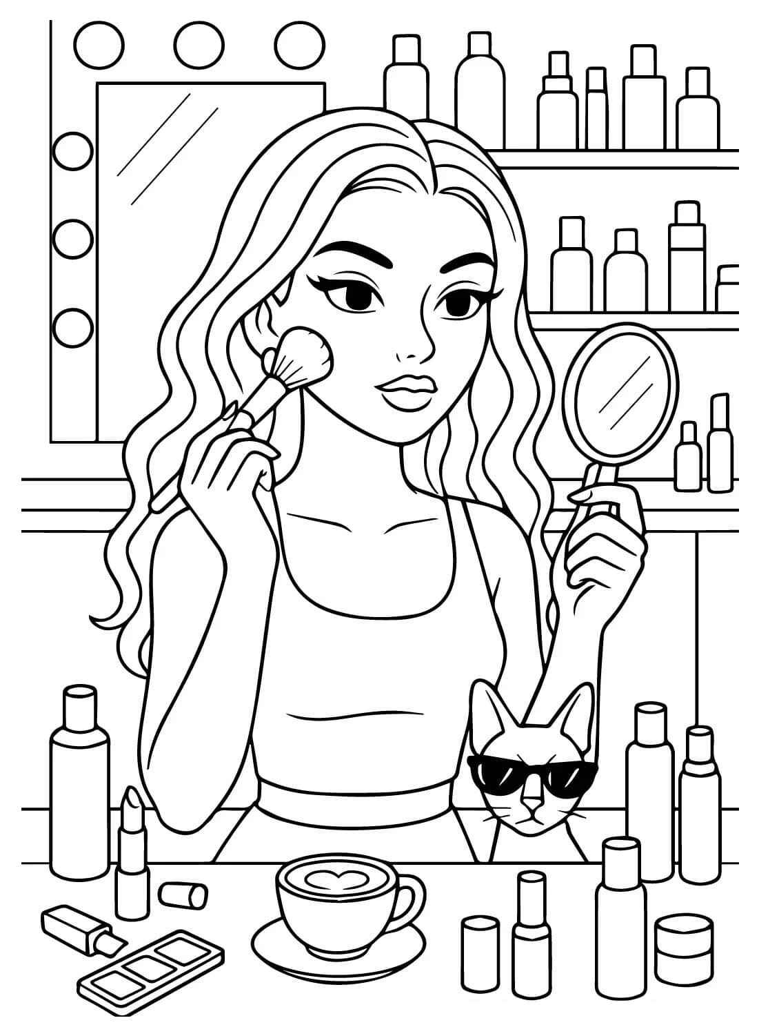 Frauen Ausmalbilder 782