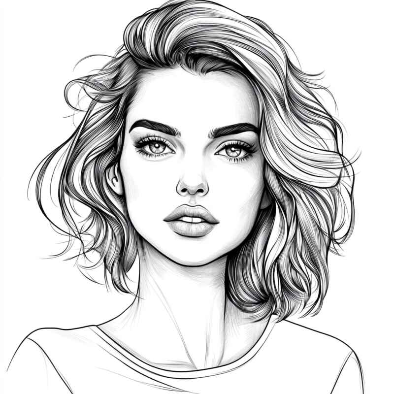 Frauen Ausmalbilder 979