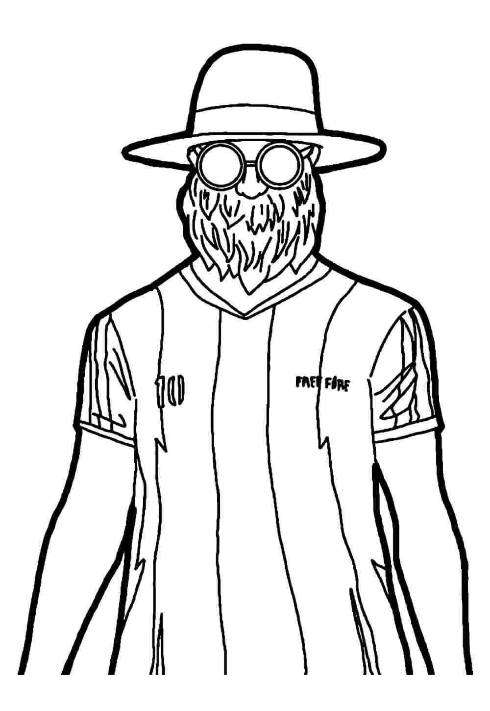 Free Fire Ausmalbilder 085