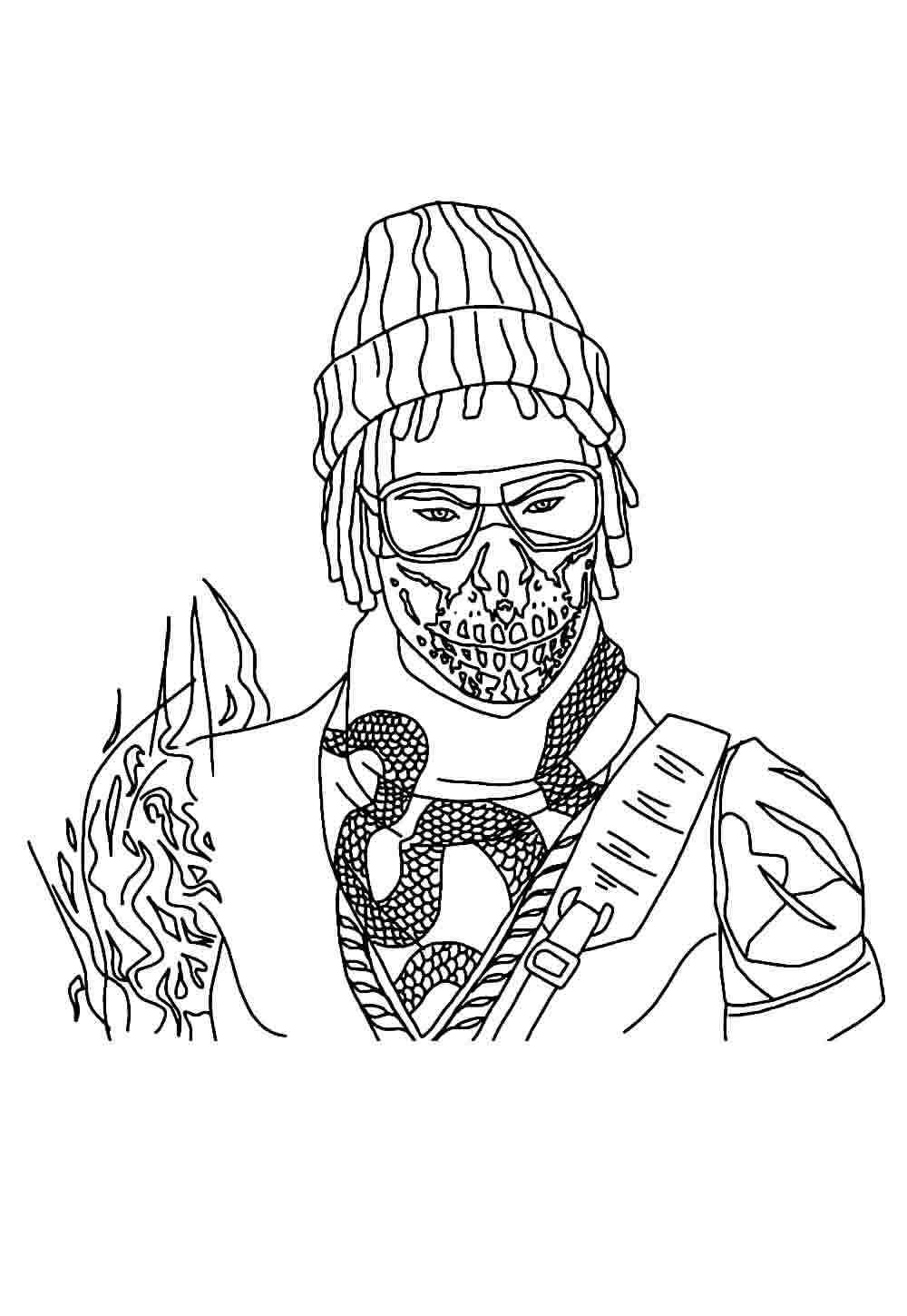 Free Fire Ausmalbilder 412