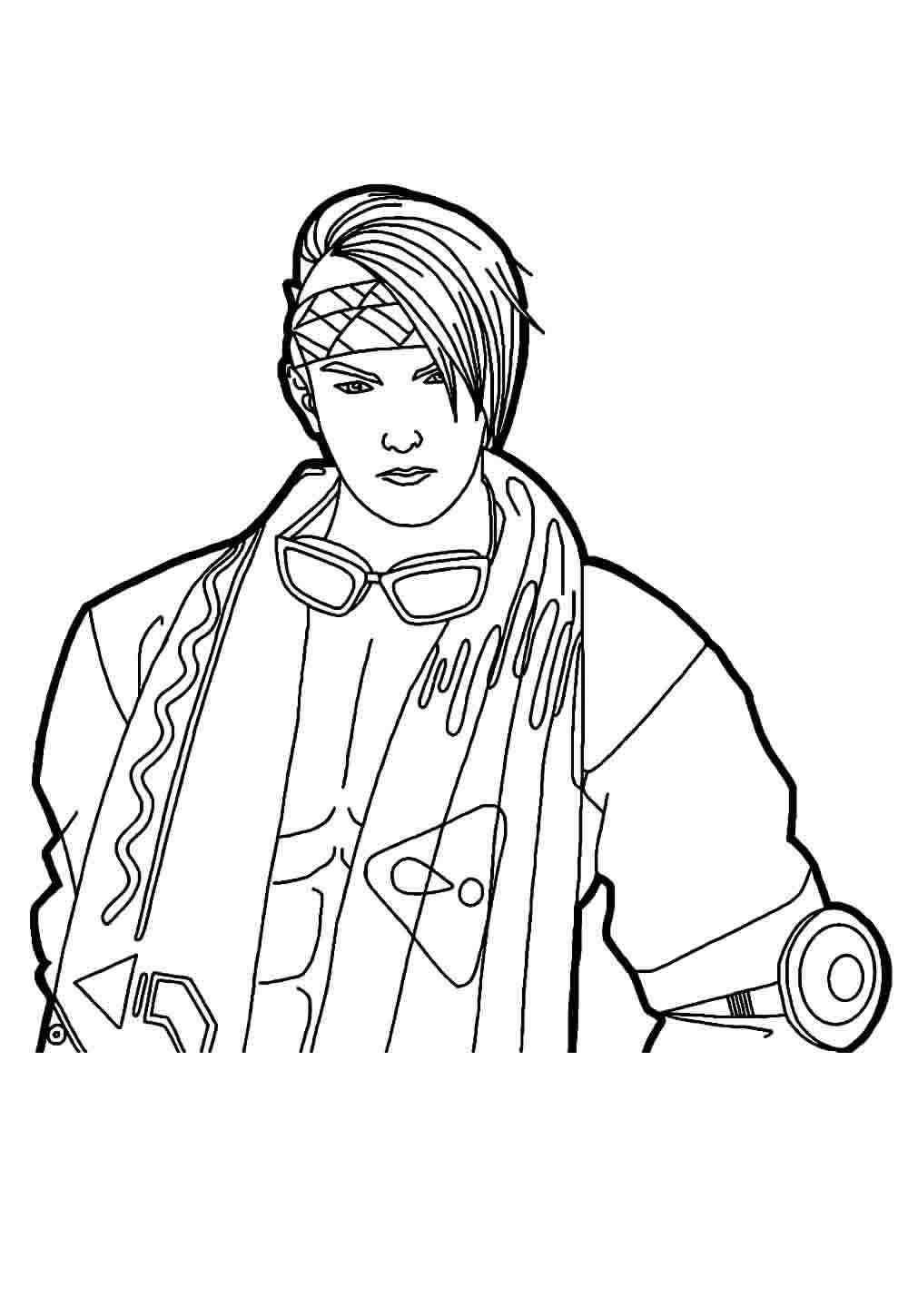 Free Fire Ausmalbilder 696