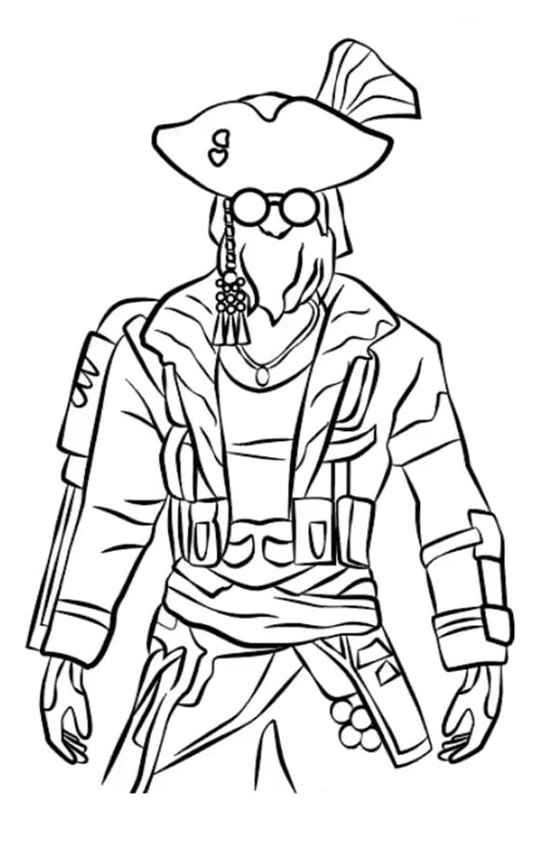 Free Fire Ausmalbilder 837